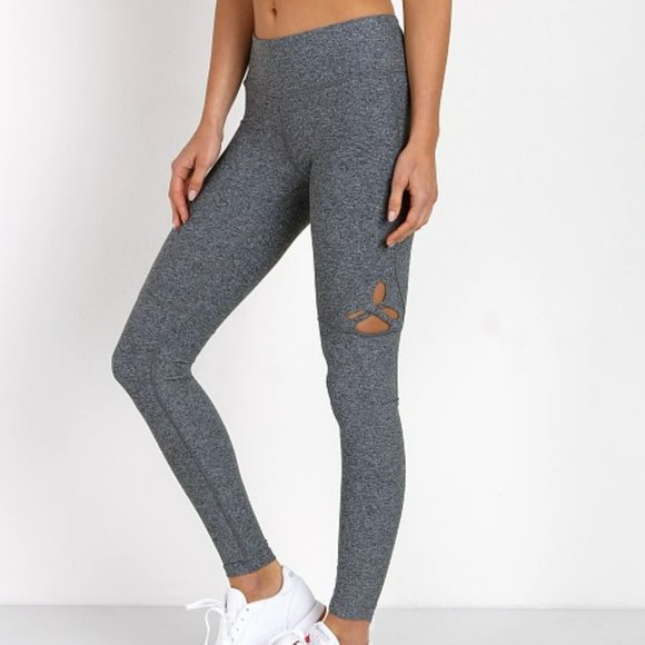 Star Cut-Out Legging Grey - Picture 1 of 3